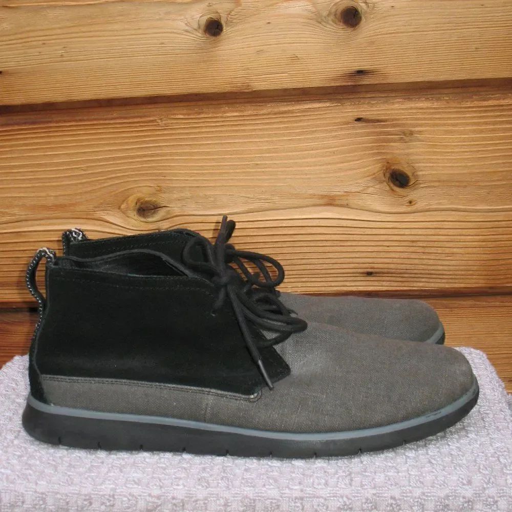 UGG Freamon Chukka Canvas Suede Boots Mens